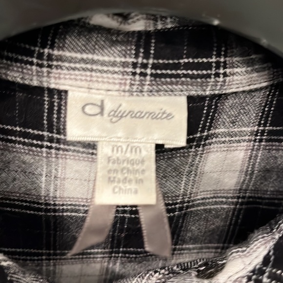 Checkered long sleeve top - Picture 3 of 4